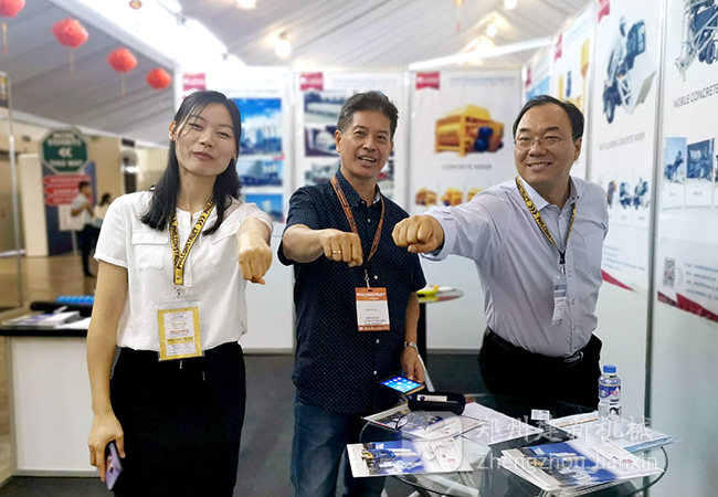 建新機(jī)械混凝土攪拌設(shè)備亮相菲律賓成焦點(diǎn)！